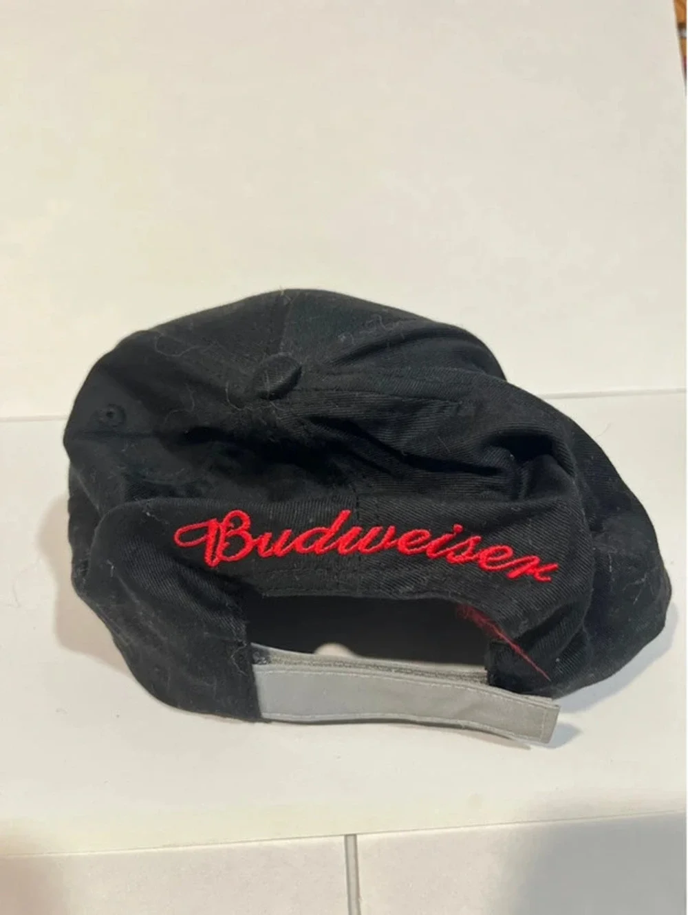 Bud light Budweiser Embroidered Classic Logo black Snapback Hat/Cap Adjustable